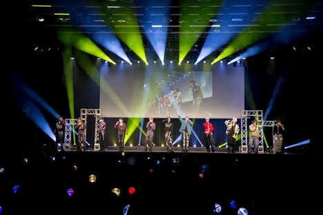 「INI 2ND ALBUM "MATCH UP" PREMIUM EVENT」の様子。 (c)LAPONE Entertainment