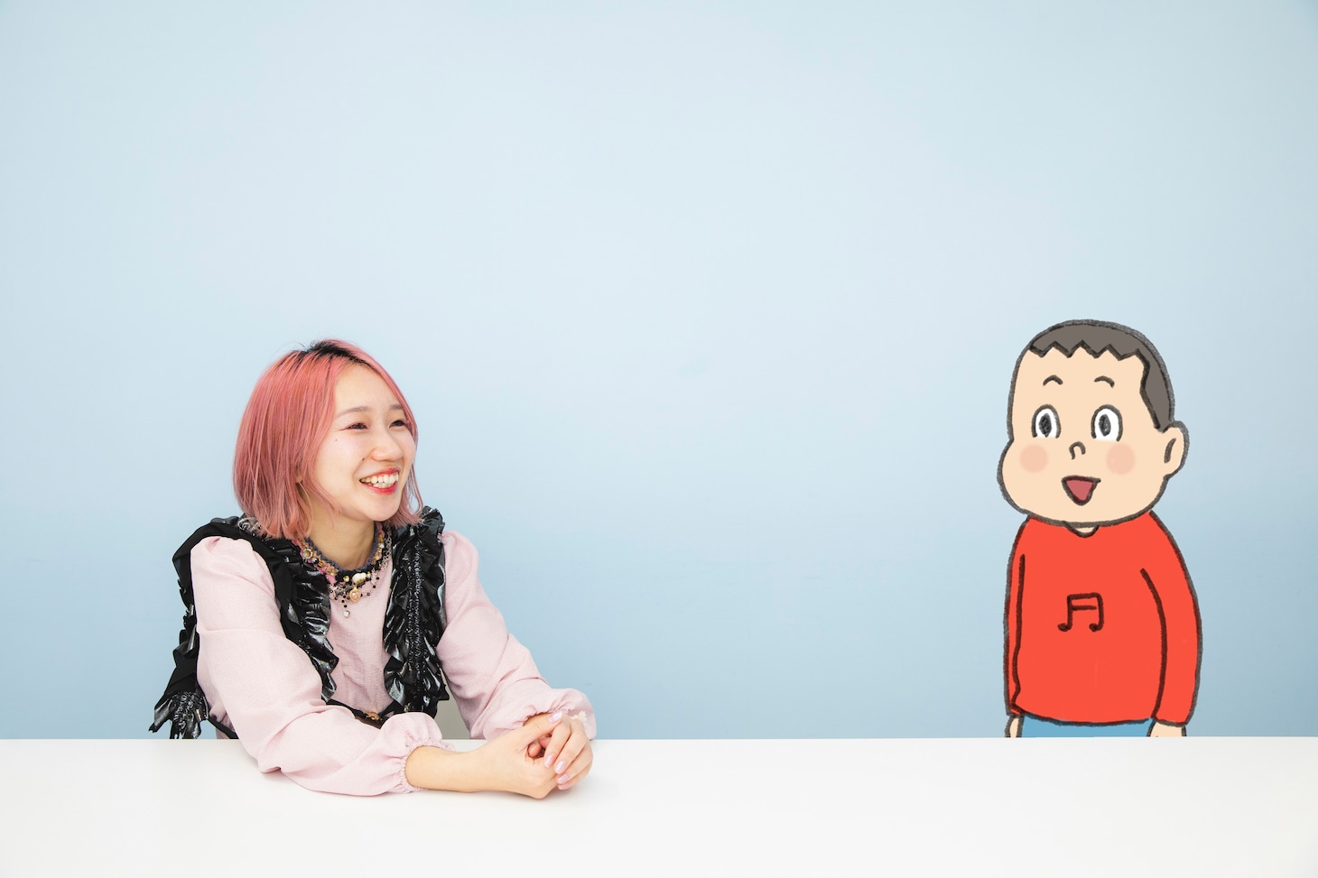 鈴姫みさこさんとキニナル君。