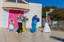 いぎなり東北産「沼れ！マイラバー」ミュージックビデオのメイキング写真。