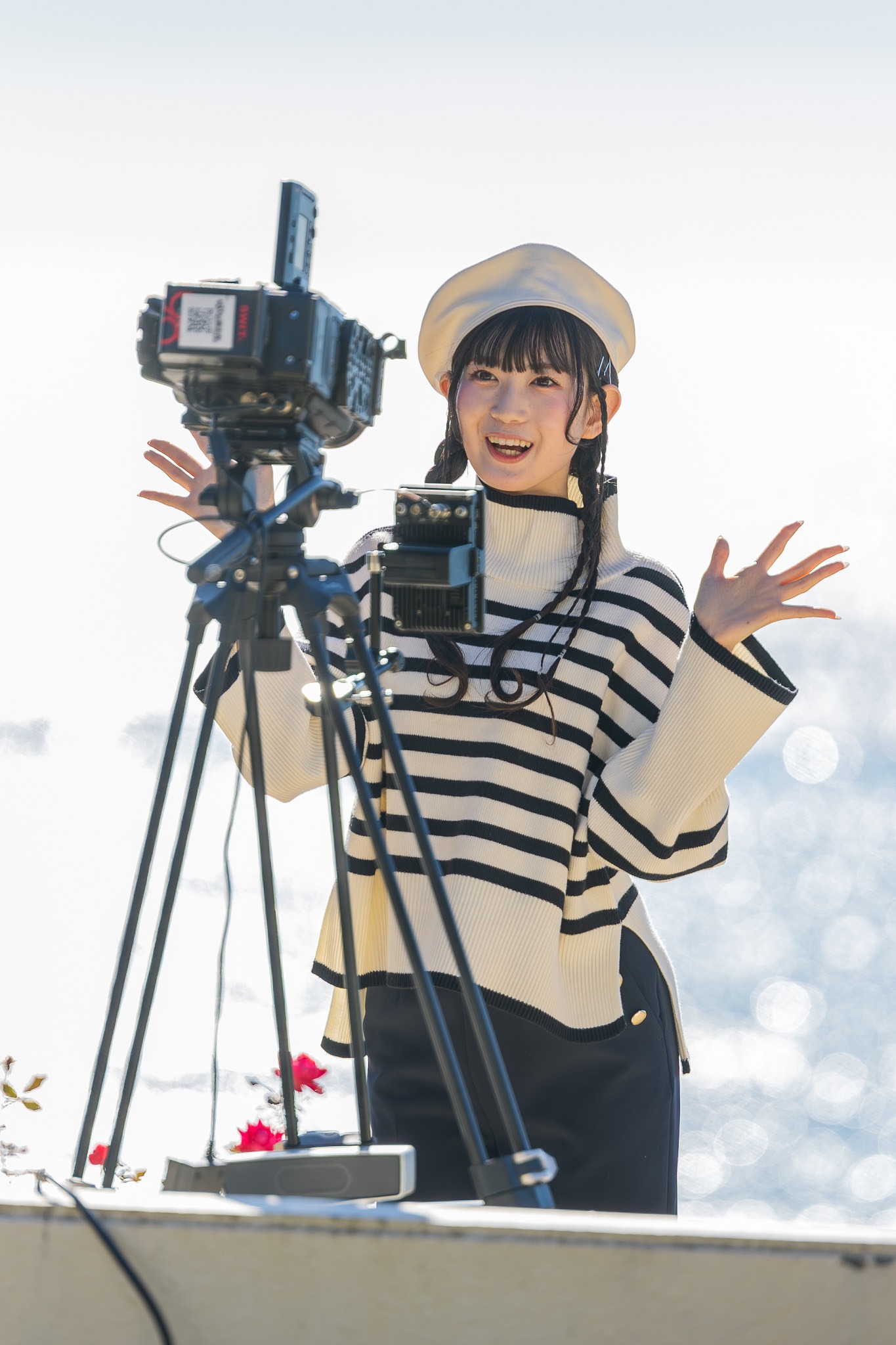 いぎなり東北産「沼れ！マイラバー」ミュージックビデオのメイキング写真。