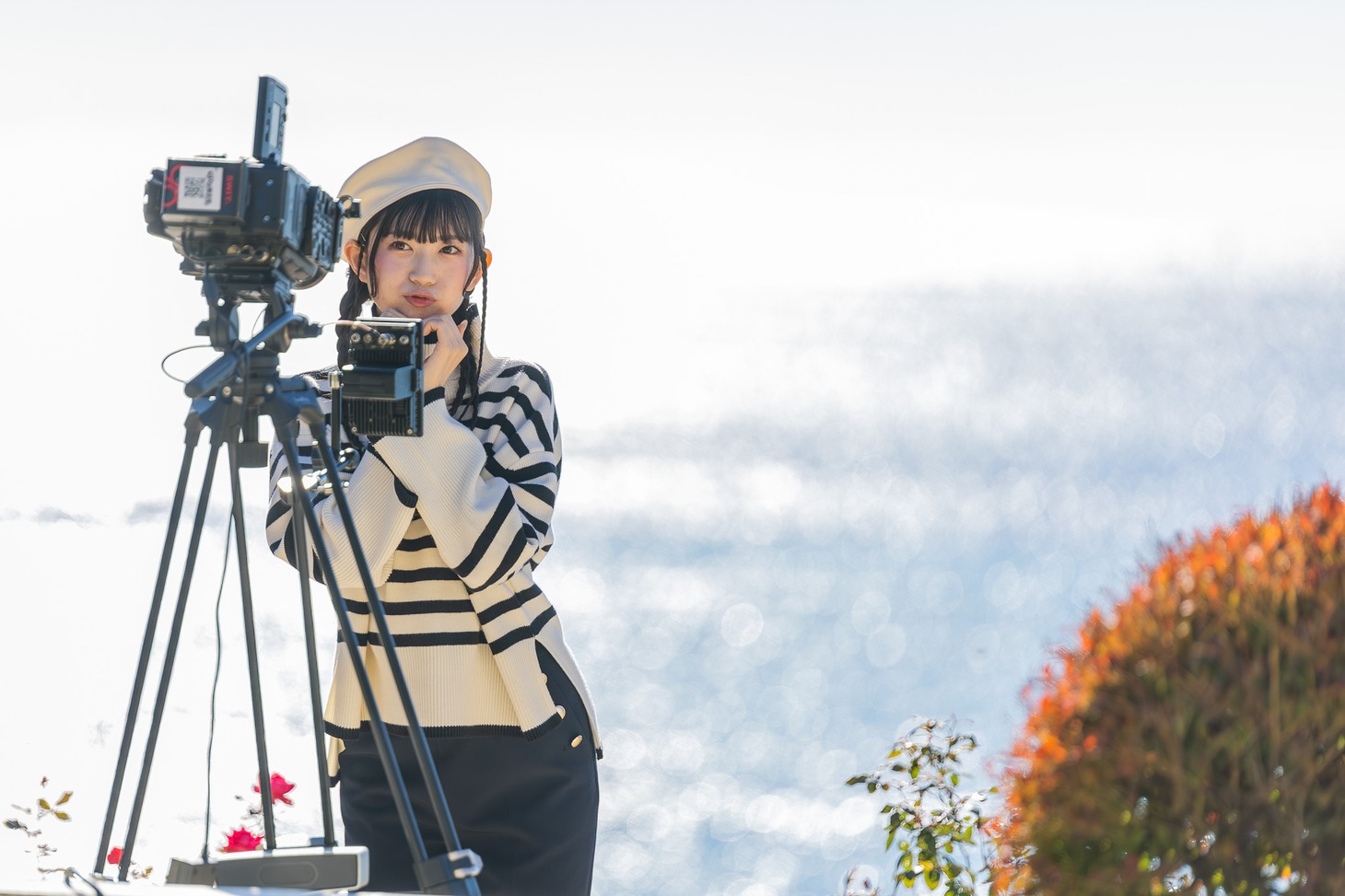 いぎなり東北産「沼れ！マイラバー」ミュージックビデオのメイキング写真。