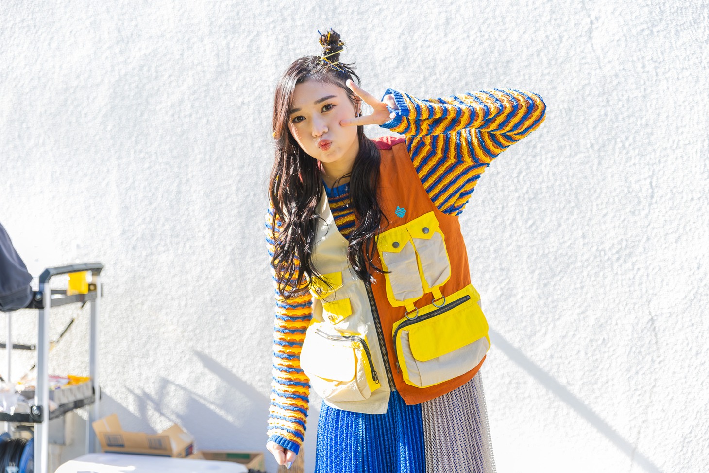 いぎなり東北産「沼れ！マイラバー」ミュージックビデオのメイキング写真。