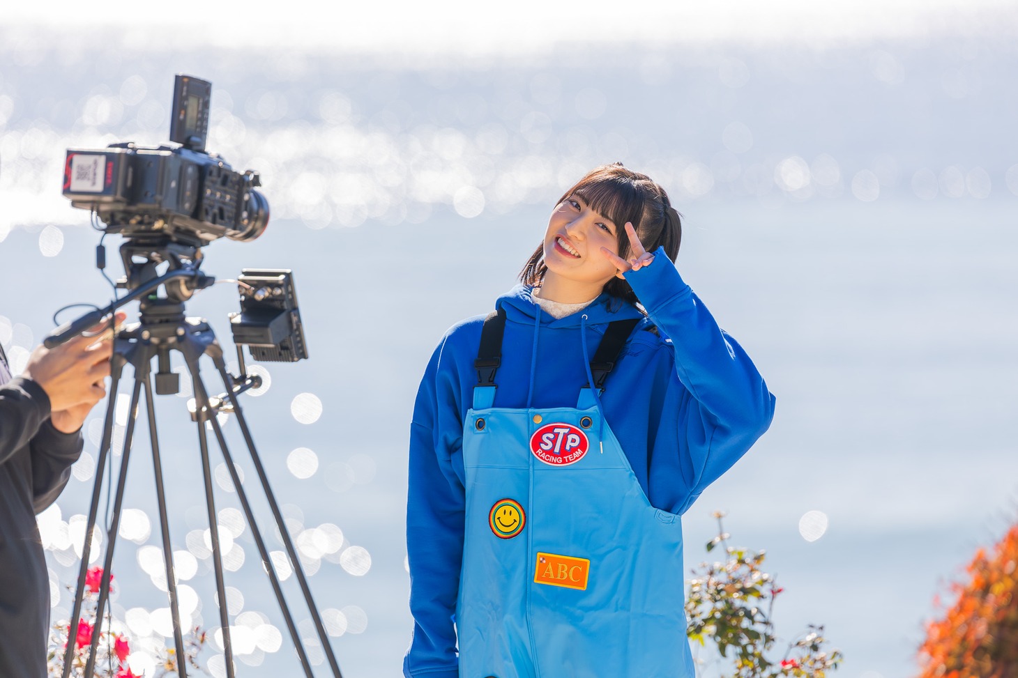 いぎなり東北産「沼れ！マイラバー」ミュージックビデオのメイキング写真。