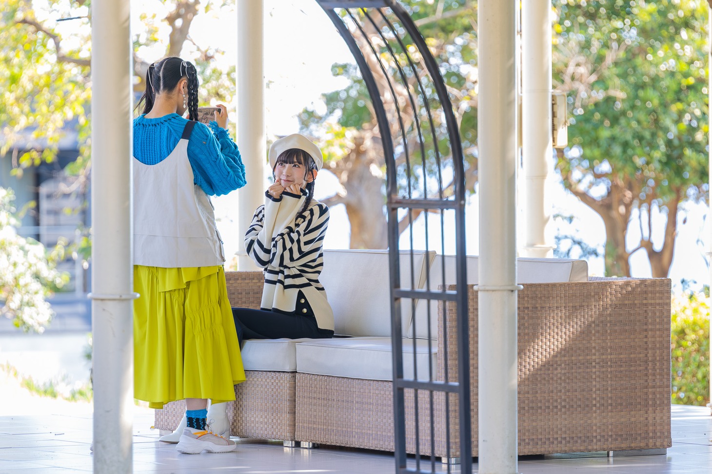 いぎなり東北産「沼れ！マイラバー」ミュージックビデオのメイキング写真。
