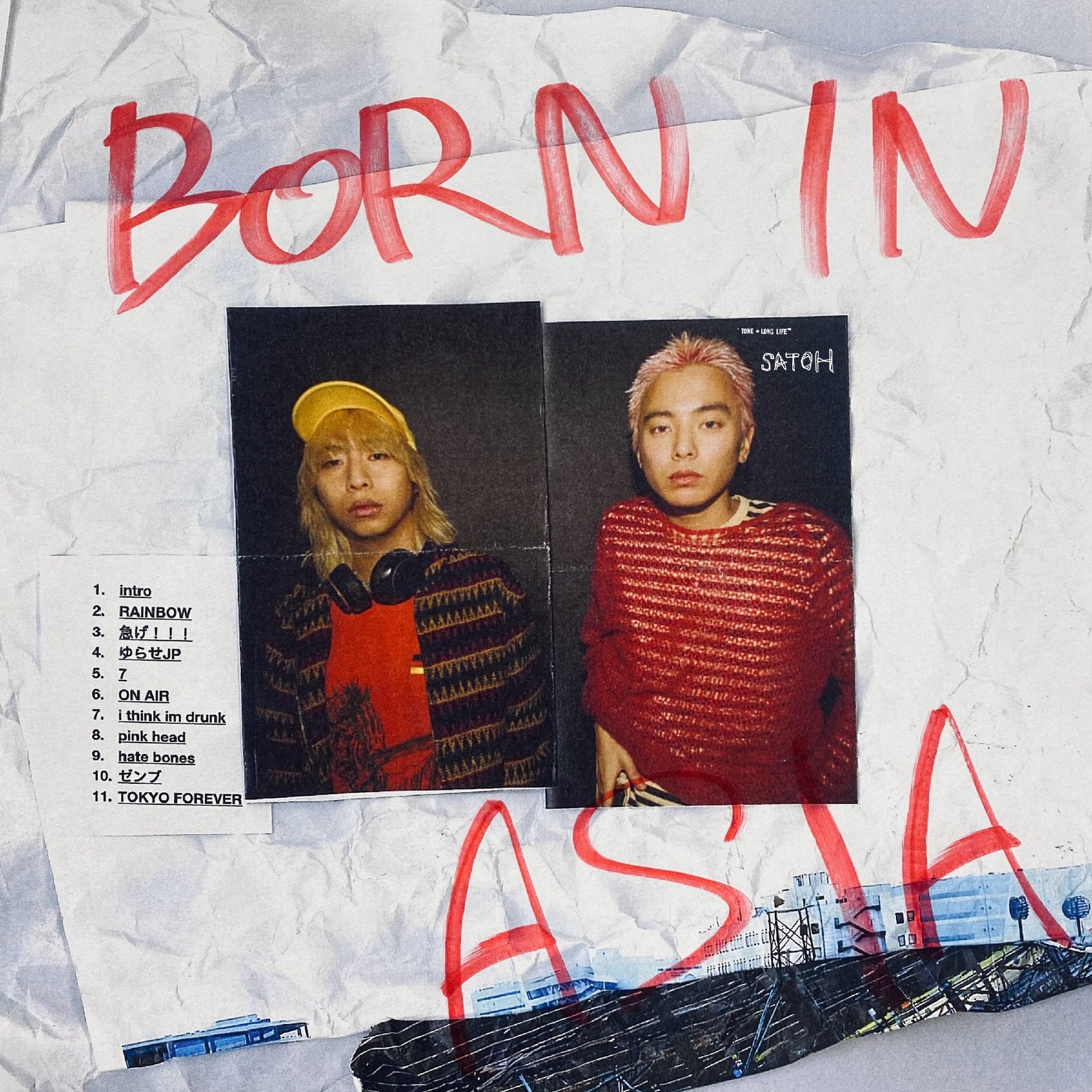 SATOH「BORN IN ASIA」ジャケット