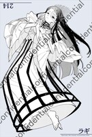 アニメイトの特典として用意されたポストカード「ラギ」。