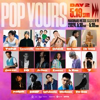 「POP YOURS 2024」5月19日出演者
