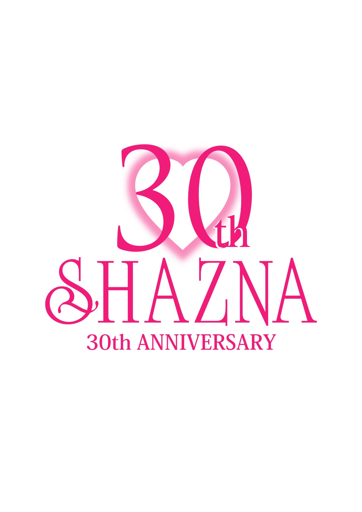 SHAZNA結成30周年ロゴ
