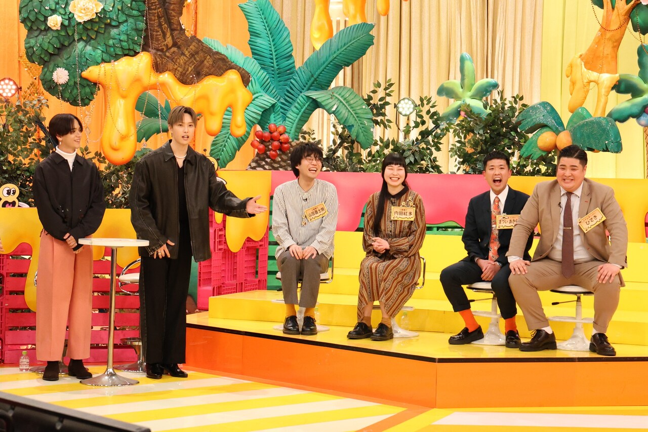 FANTASTICS中島＆堀がフジ「深夜のハチミツ」で若手芸人たちの熱気に