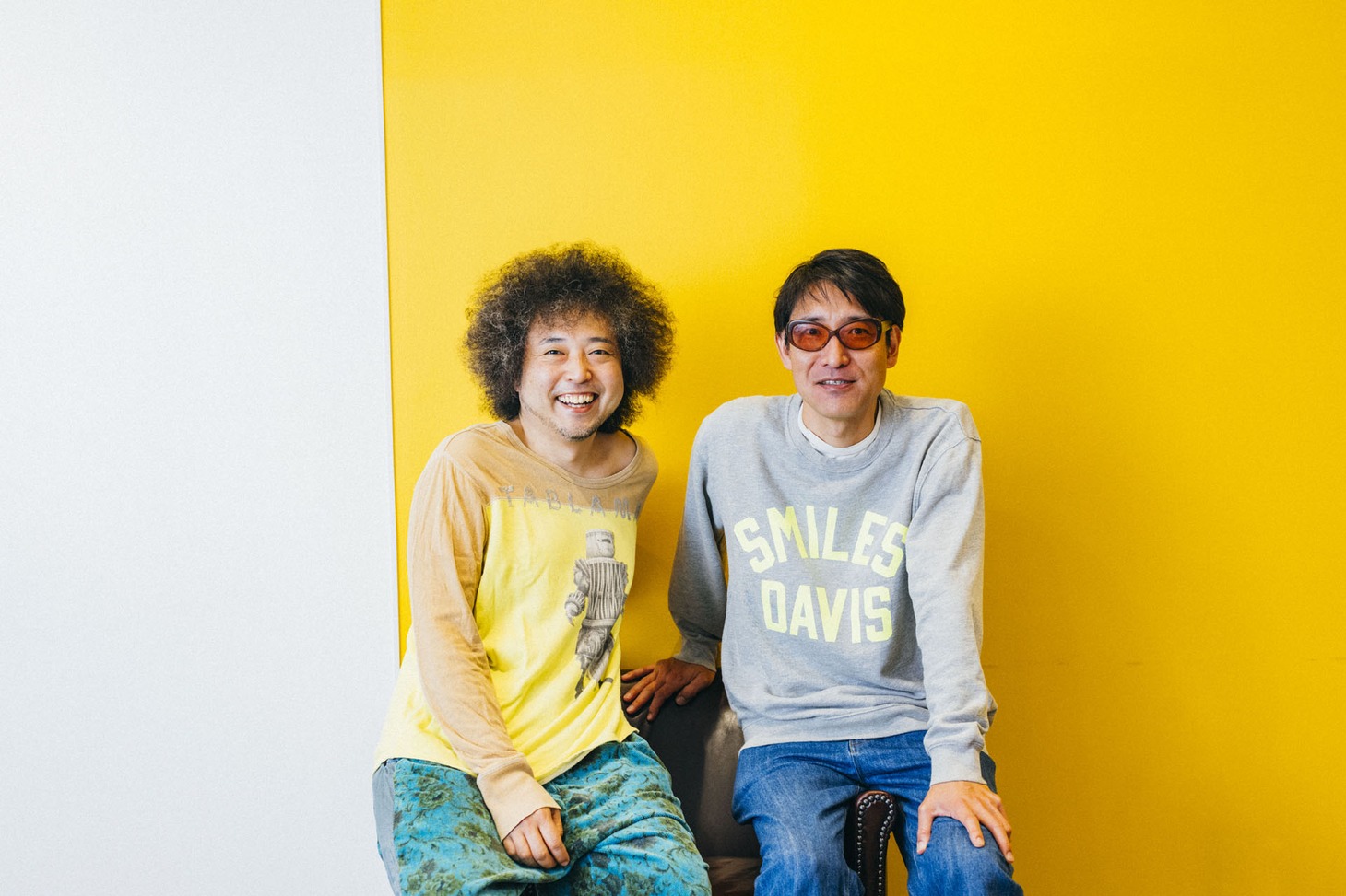 左からU-zhaan、小宮山雄飛。