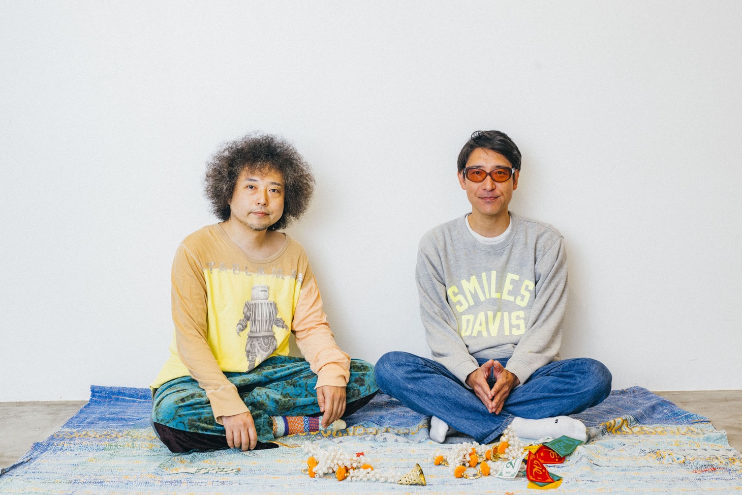 左からU-zhaan、小宮山雄飛。
