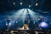 RHYMESTERの日本武道館公演の様子。