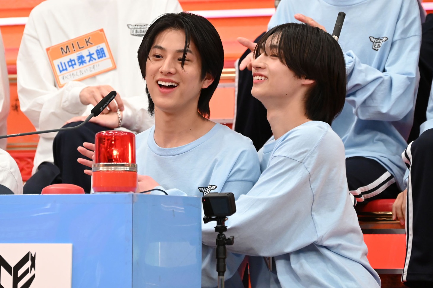 阿久根温世と志賀李玖（ICEx）。