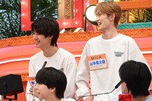 曽野舜太と山中柔太朗（M!LK）。