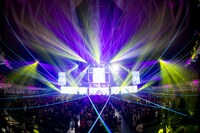 RHYMESTERの日本武道館公演の様子。