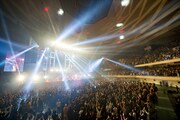 RHYMESTERの日本武道館公演の様子。