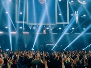 ライブを終えたRHYMESTER。