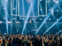 ライブを終えたRHYMESTER。