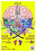 tricot「右脳左脳」告知フライヤー
