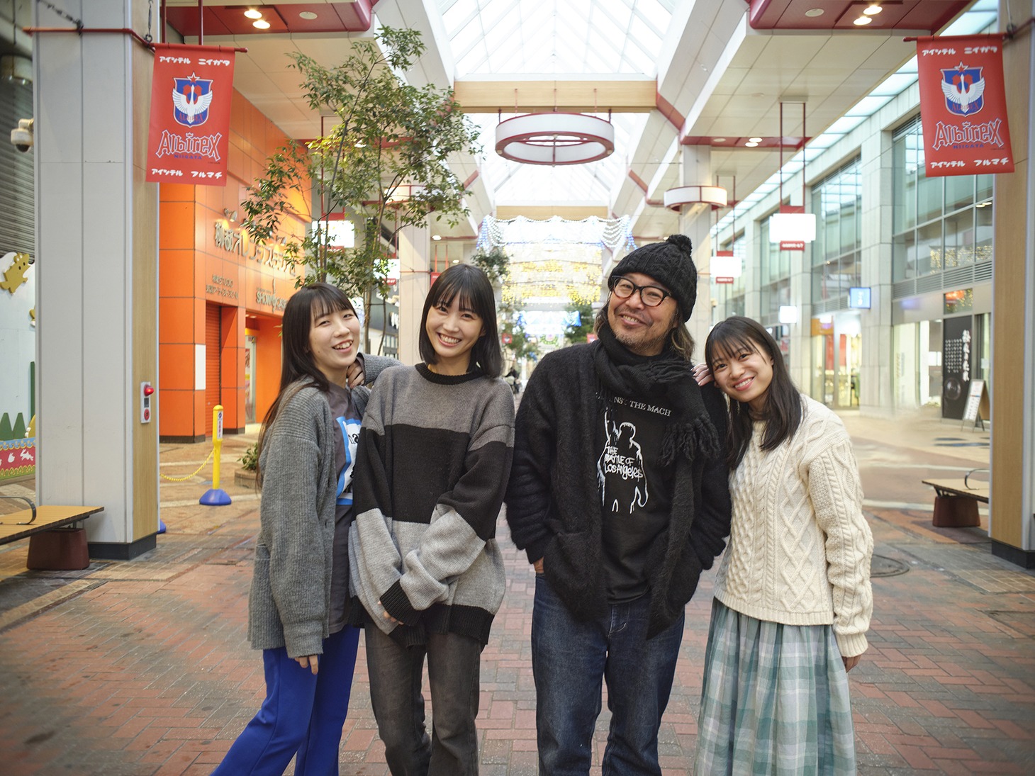 RYUTistと曽我部恵一。