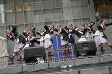 高嶺のなでしこ「美しく生きろ / 恋を知った世界」リリース記念イベントの様子。（撮影：林晋介）