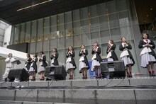 高嶺のなでしこ「美しく生きろ / 恋を知った世界」リリース記念イベントの様子。（撮影：林晋介）