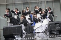 高嶺のなでしこ「美しく生きろ / 恋を知った世界」リリース記念イベントの様子。（撮影：林晋介）