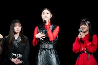 劇団四季のモノマネで報道陣を和ませた八木栞。