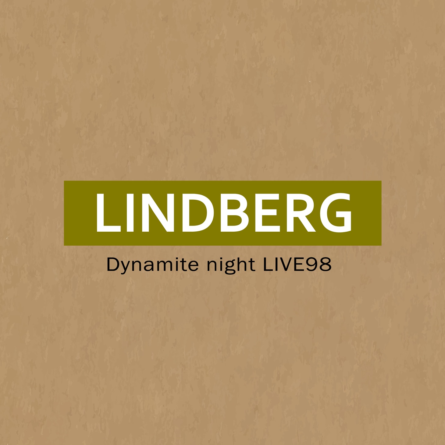 LINDBERG「Dynamite night LIVE98」ジャケット