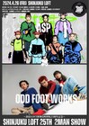 ASP×ODD Foot Worksのツーマン開催、新宿LOFTの移転25周年記念で