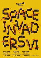 「w.o.d. presents “スペース・インベーダーズ VI”」告知ビジュアル