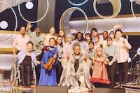 岡本知高のステージ。 (c)日本テレビ