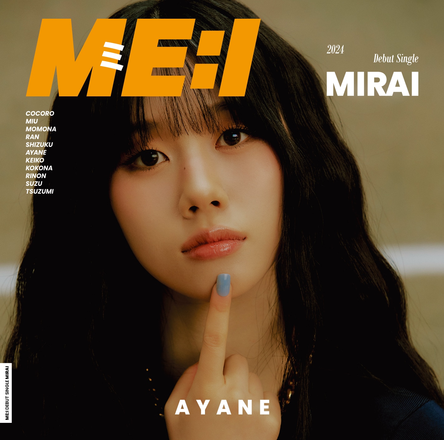 ME:I「MIRAI」FC限定盤AYANEジャケット(c)LAPONE GIRLS