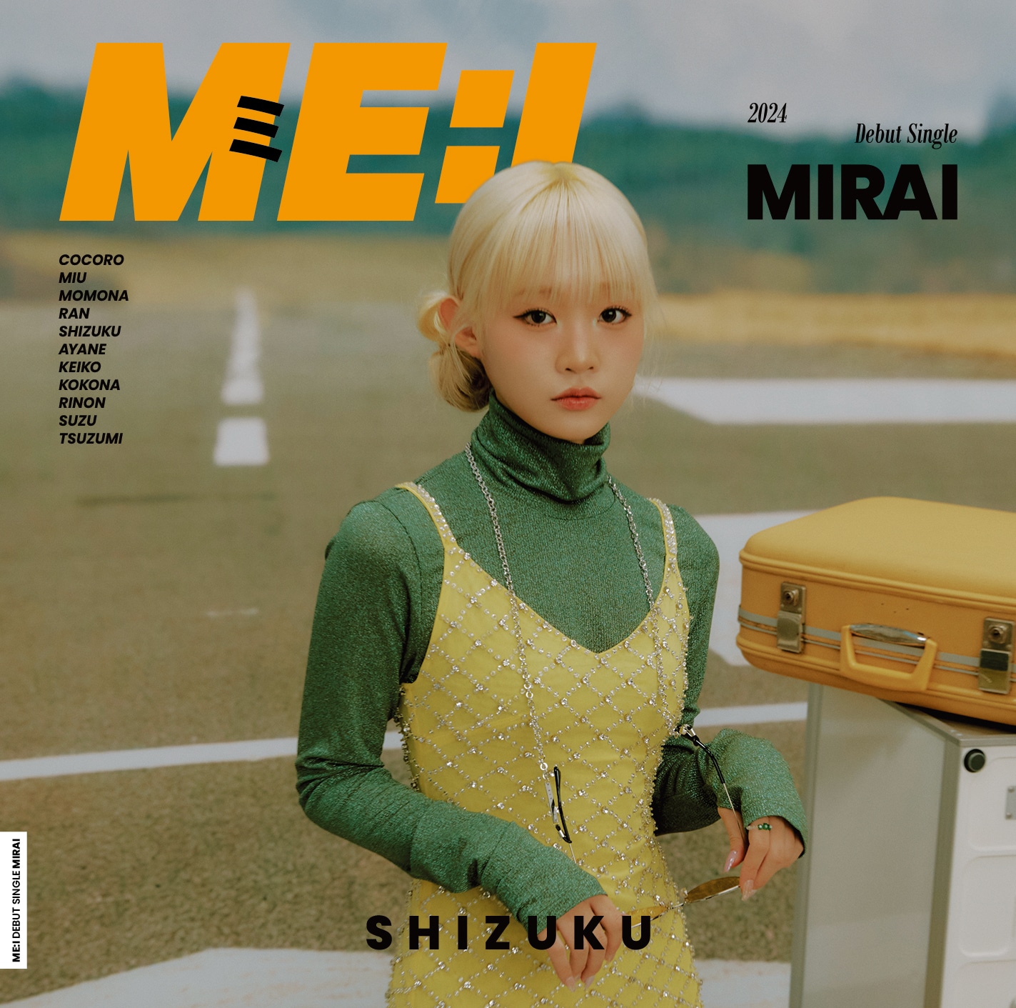 ME:I「MIRAI」FC限定盤SHIZUKUジャケット(c)LAPONE GIRLS