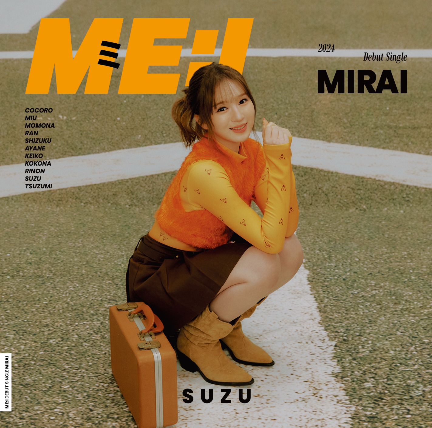 ME:I「MIRAI」FC限定盤SUZUジャケット(c)LAPONE GIRLS