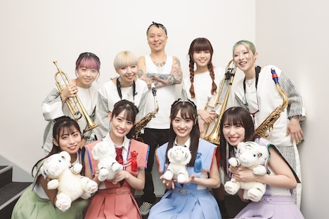 TEAM SHACHI、ブラス民のMOS、masasucks。（撮影：ヨシモリユウナ）