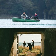 上からキセル、浮と港。