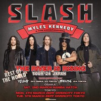 Slash Featuring Myles Kennedy And The Conspirators来日公演ビジュアル