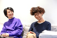 Chappo。左から福原音（G, etc.）、細野悠太（B, etc.）。