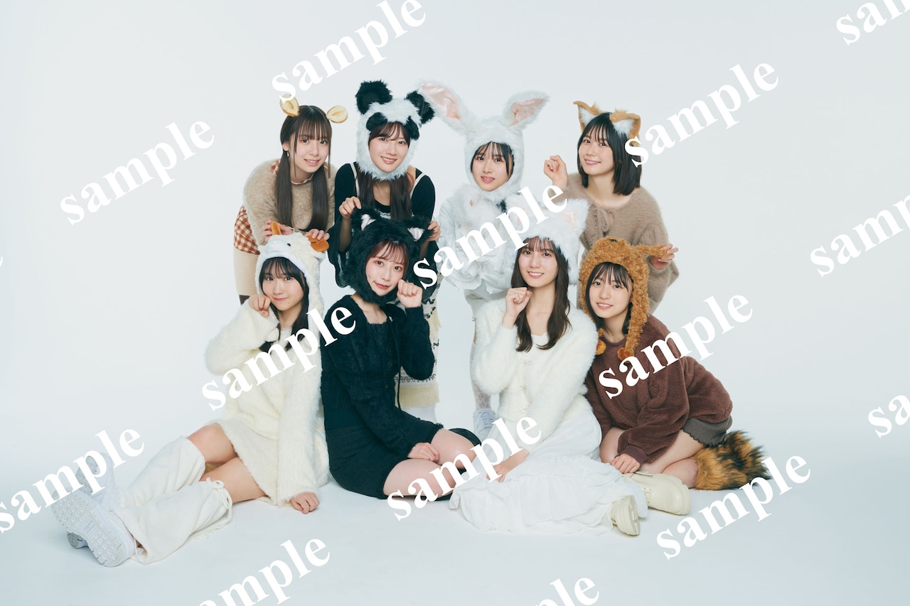 「H46 MODE vol.1」特典クリアファイル「ひなた動物園」版（裏）