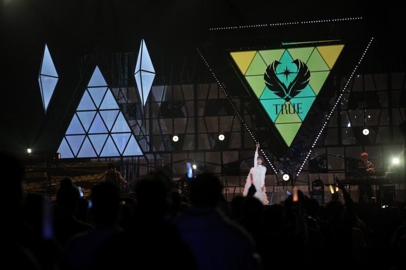 TRUEによるライブの様子。(c)オダイバ!!超次元音楽祭2024