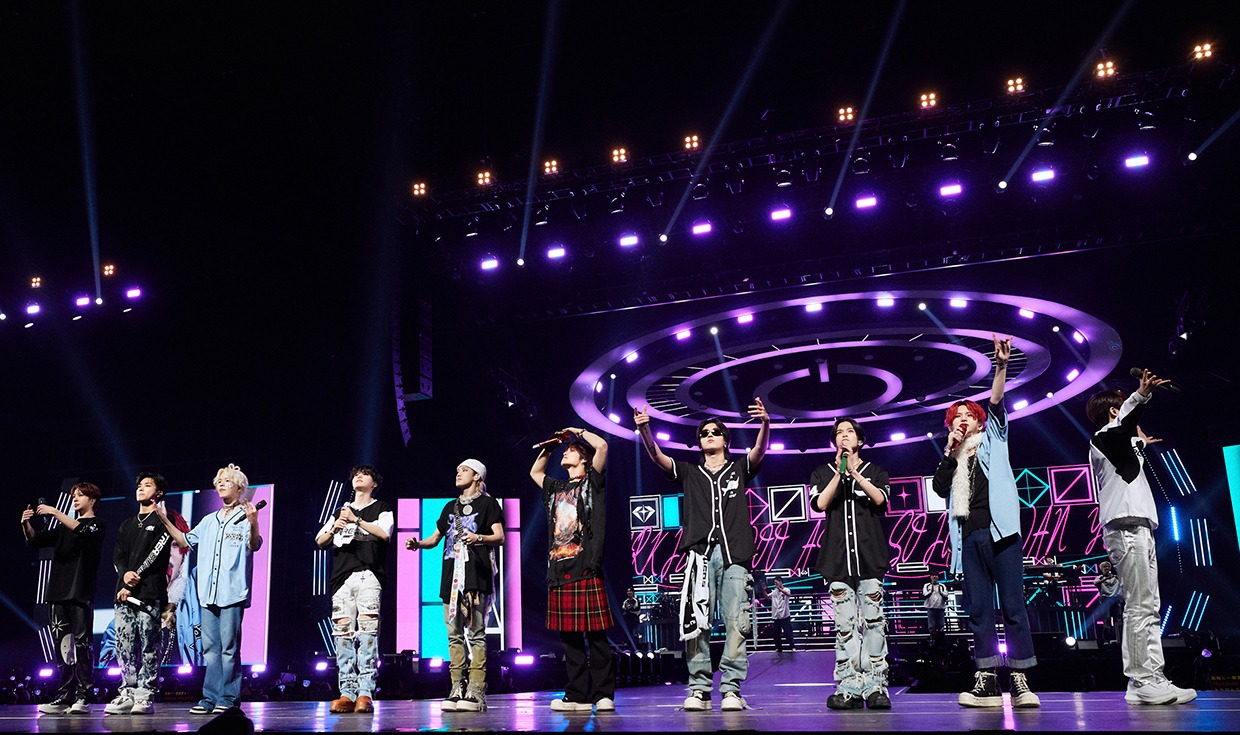 「2024 TREASURE TOUR [REBOOT] IN JAPAN」の様子。