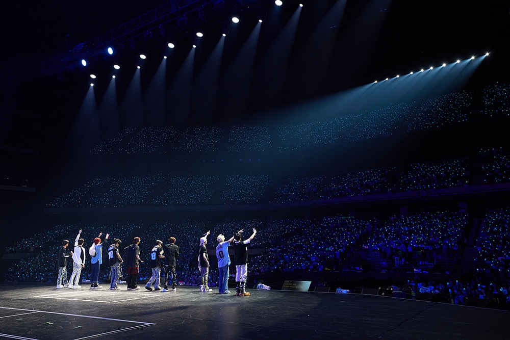 「2024 TREASURE TOUR [REBOOT] IN JAPAN」の様子。
