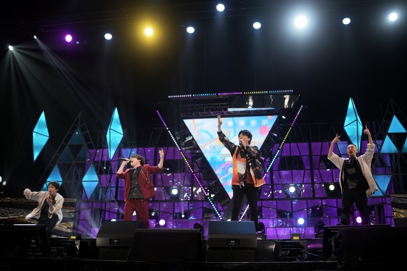内田雄馬と畠中祐。(c)オダイバ!!超次元音楽祭2024