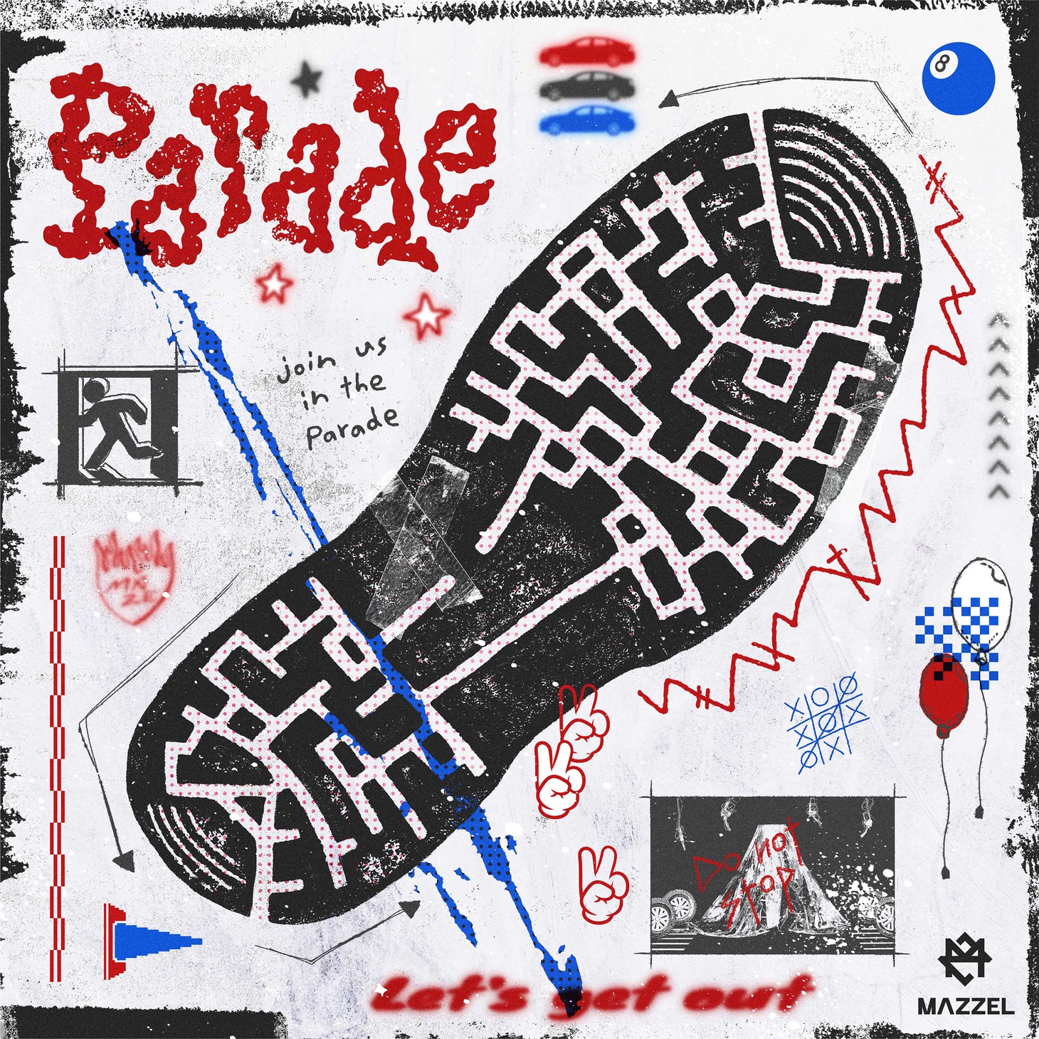 MAZZEL「Parade」通常盤ジャケット