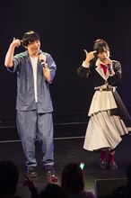 左から星野一成、東山恵里沙（高嶺のなでしこ）。（Photo by MAYUMI）