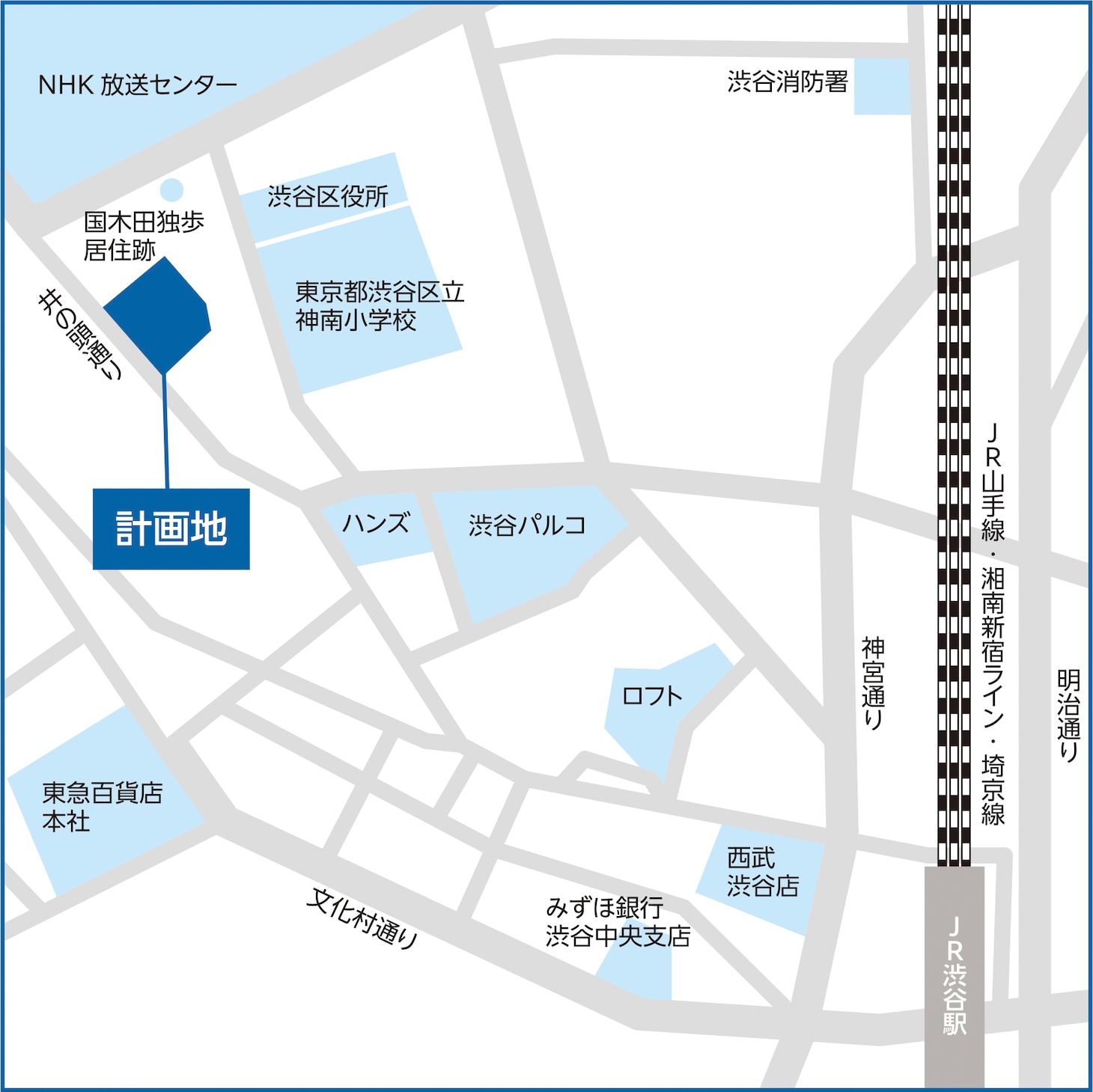 バンダイナムコベースが運営する新コンサートホールの地図。