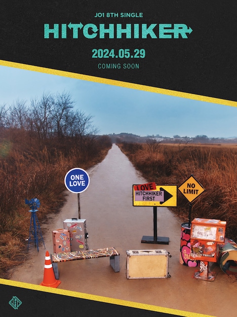 JO1「HITCHHIKER」ポスター画像 (c)LAPONE Entertainment