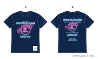 「L'Arc-en-Ciel×WOWOW Collaboration 限定Tシャツ」デザイン