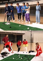 「KinKi Kidsのブンブブーン」より囲碁ボール中のカット。(c)フジテレビ